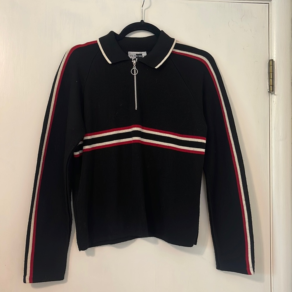 90s striped sweater